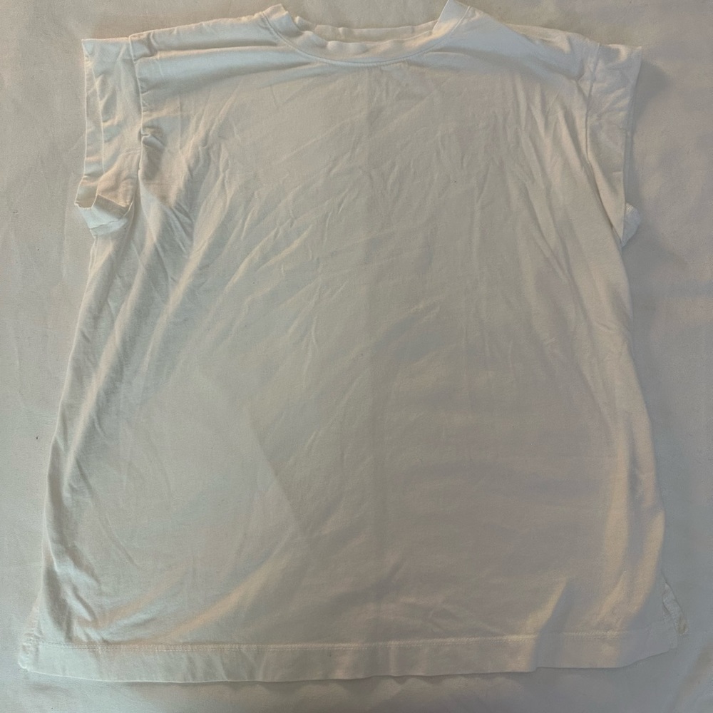 A New Day White Sleeveless Tank
